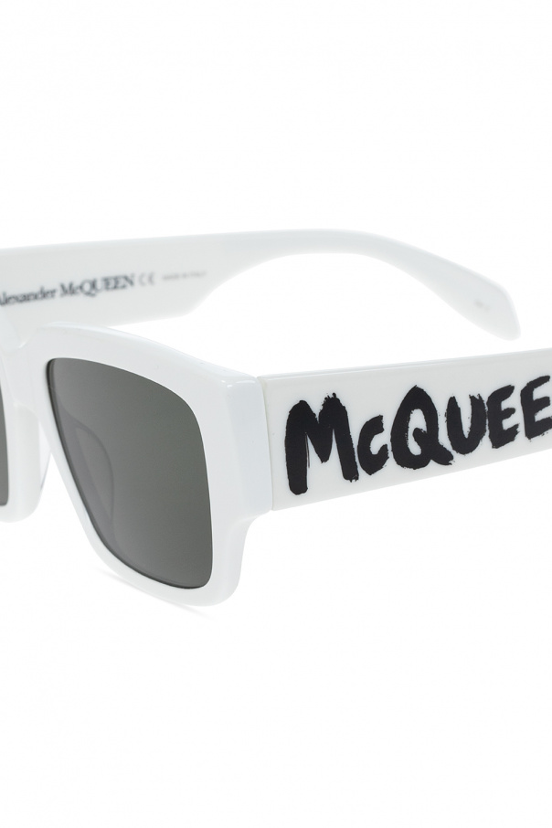 Sunglasses with logo Alexander McQueen - SchaferandweinerShops